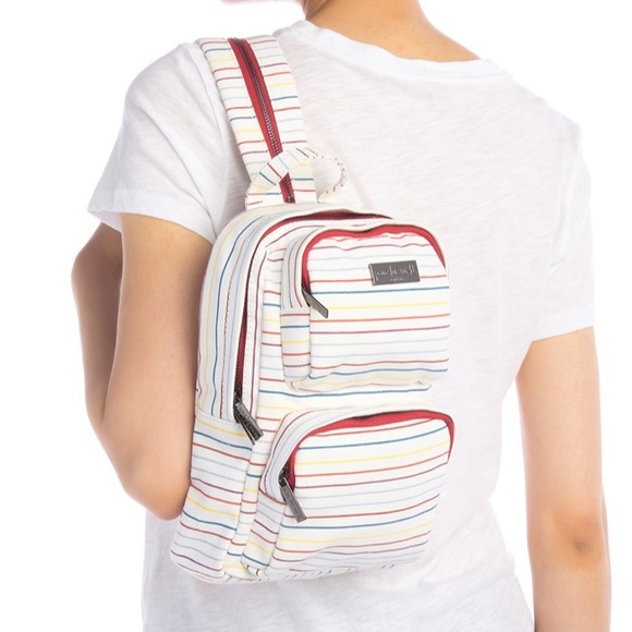 PEACE LOVE WORLD CONVERTIBLE SLINGBACK BACKPACK - Picture 7 of 8